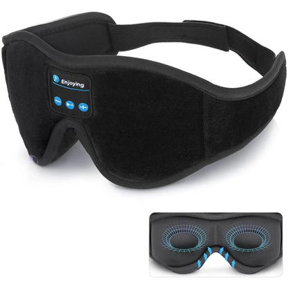 MÁSCARA PARA DORMIR COM FONE DE OUVIDO BLUETOOTH - 10% OFF NO PIX