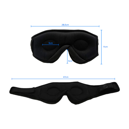 MÁSCARA PARA DORMIR COM FONE DE OUVIDO BLUETOOTH - 10% OFF NO PIX